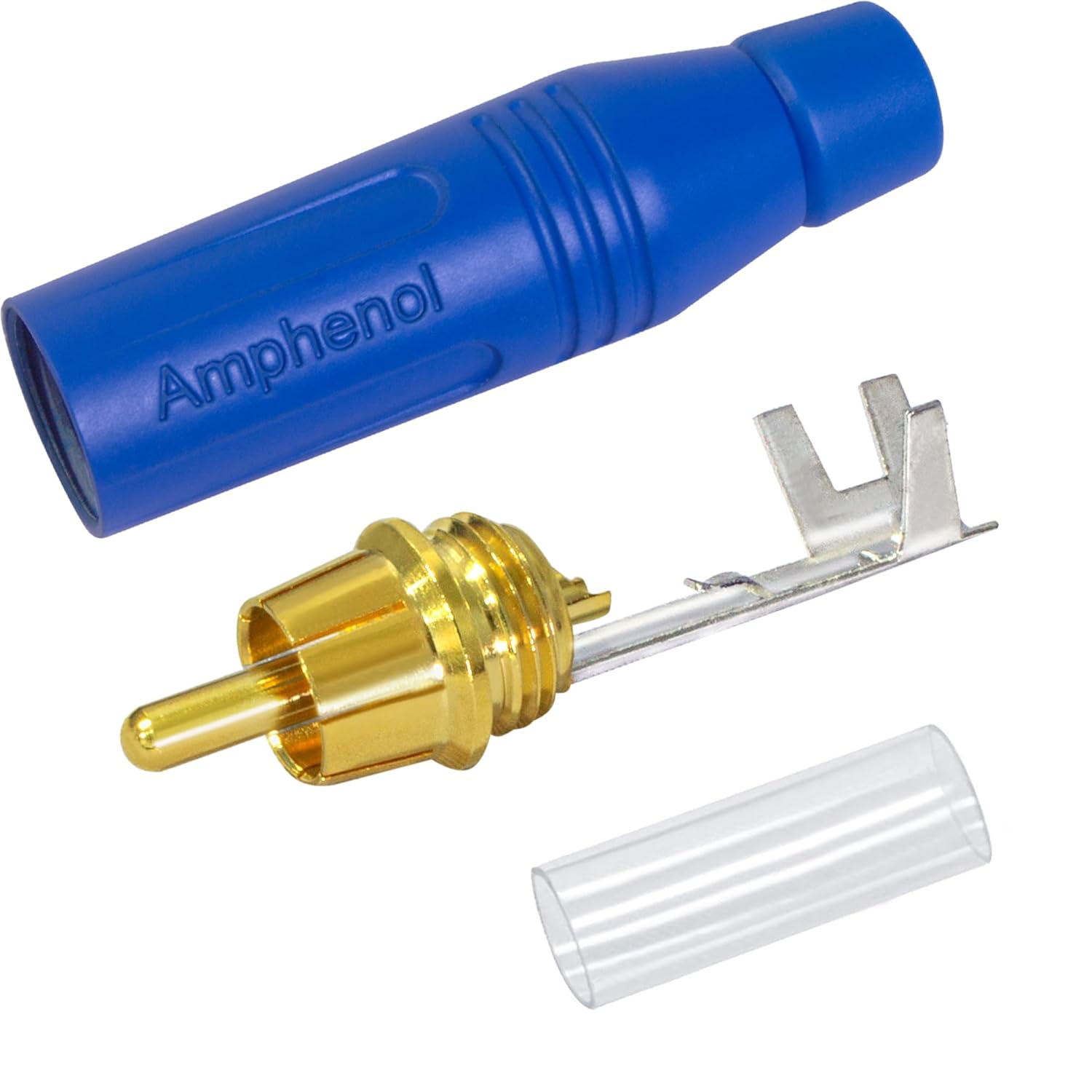 50 Foot SPDIF Cable – Made with Gotham GAC-1 S/PDIF-Pro (Ultrablue) High-End Silver Plated LCOFC Digital Audio Interconnect Cable and Amphenol ACPR-BLU Die-Cast Body, Gold Plated RCA Connectors