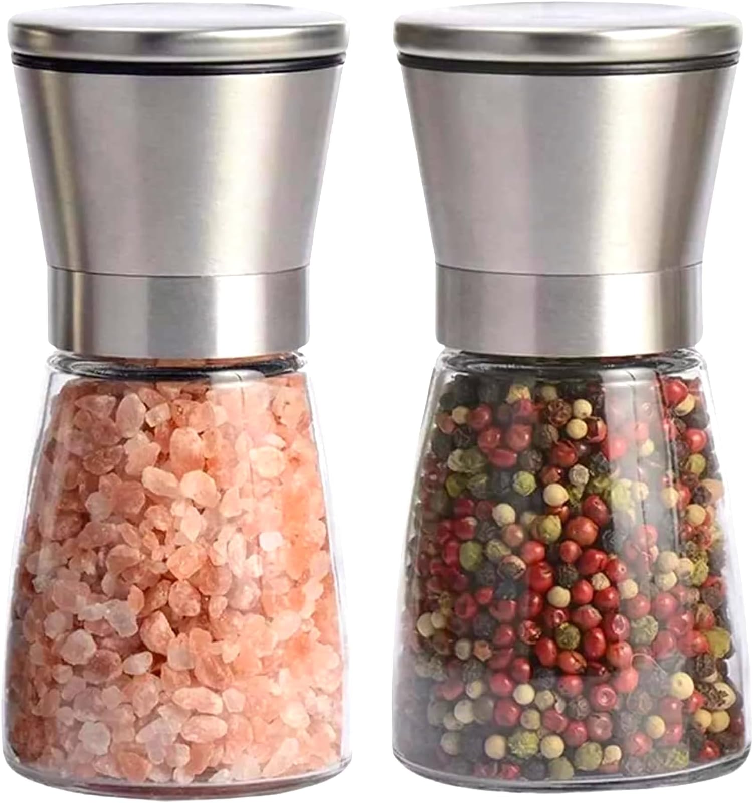 Salt and Pepper Grinder Premium Stainless Steel Salt and Pepper Mill