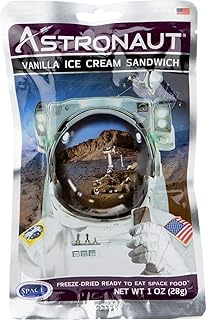 Astronaut Freeze-Dried Ice Cream Sandwich Vanilla: 1 Serving