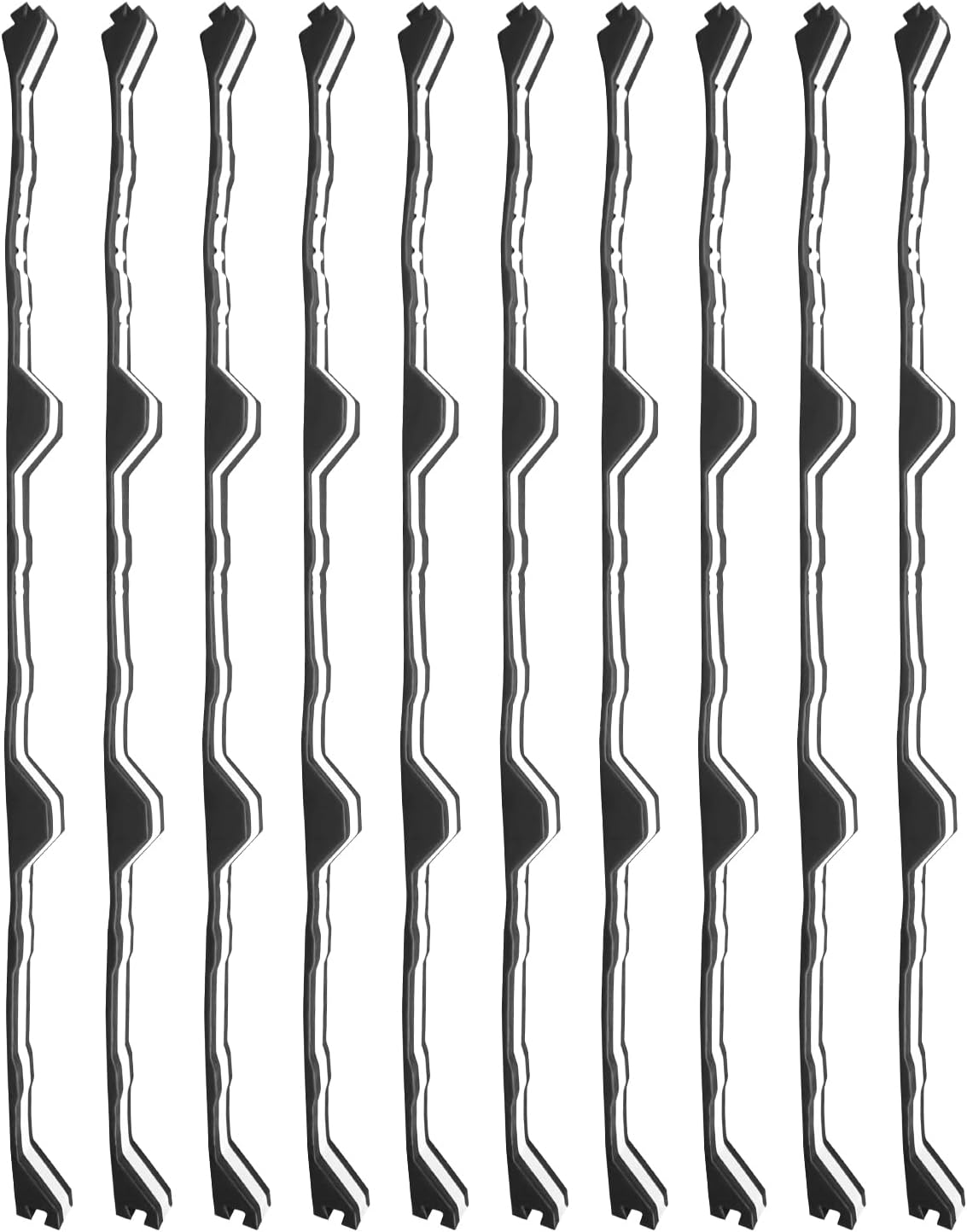 R-Shaped Panel Foam Closure Strips for Metal Corrugated Roofing Panels, Thermal Insulation and Noise Reduction Inside Roof Closure Strips, 3FT Long Inside 12 Inch, 10 Pcs