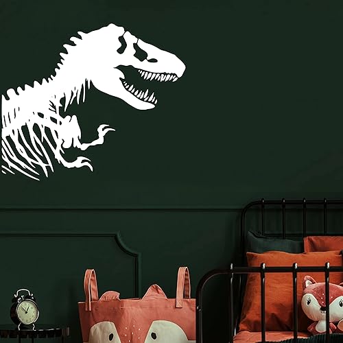 Miniatura 9 de Calcomanía de pared de dinosaurio, calcomanías de vinilo T-Rex, letrero de dinosaurio, tiranosaurio Rex, decoración de pared extraíble