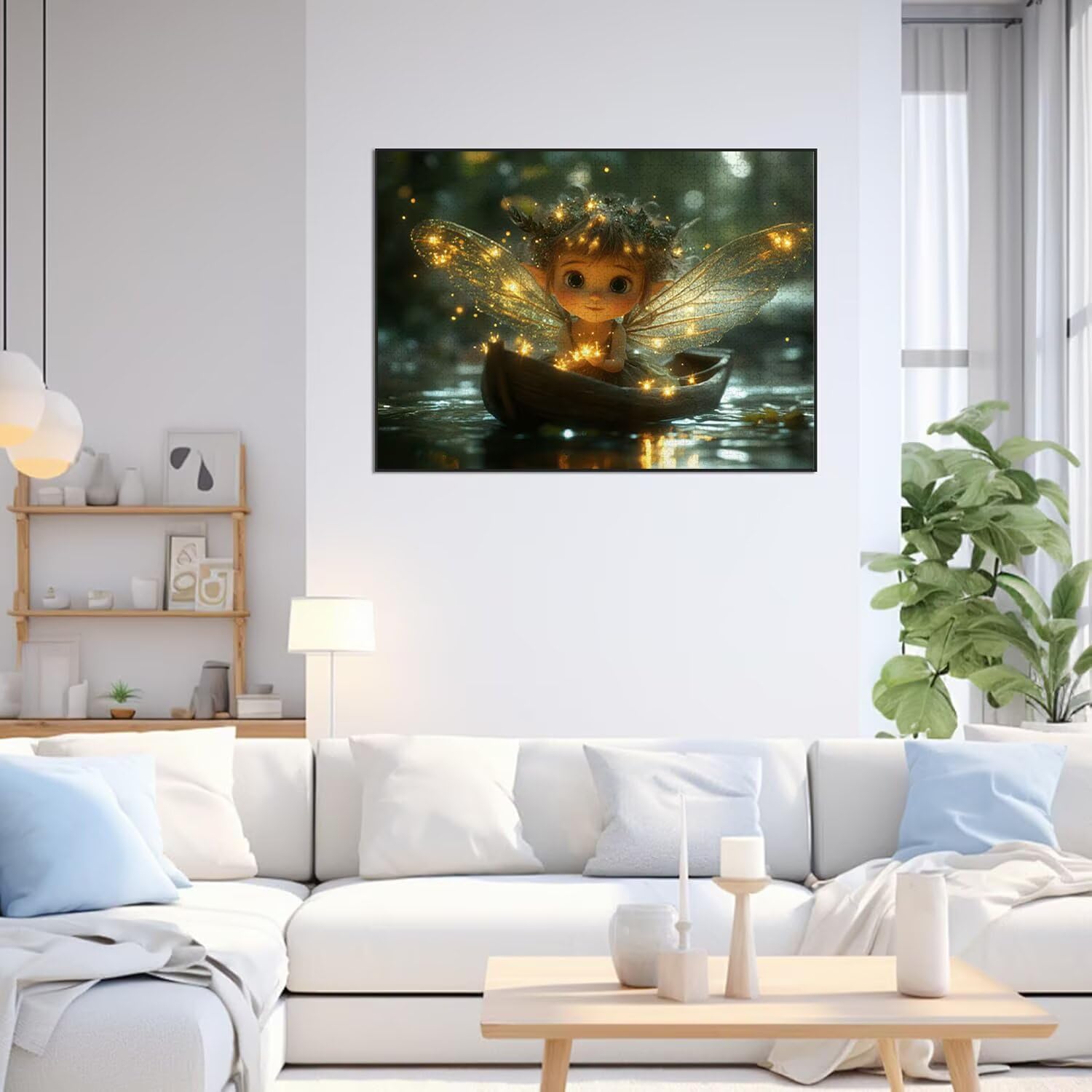 Puzzle 3000 Teile für Erwachsene, 3D Puzzle Elf Holzpuzzles, n-350 | Puzzlematte Kleines Boot, Heimunterhaltung, Entspannung Meditationspuzzle, Impossible Klassische Jigsaw Puzzles, Home Decor