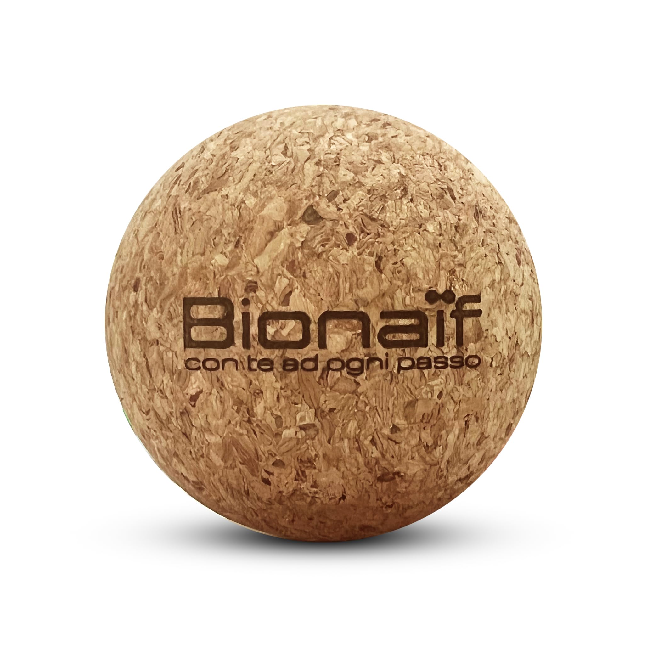 Bionaif Pallina Massaggio Piedi in Sughero Naturale per Fascite Plantare, Trigger Point e Rilascio Miofasciale. Stimola Circolazione e Riduce Tensioni