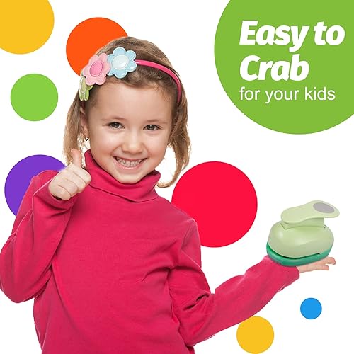 Miniatura 42 de UCEC Perforadora circular, perforadora circular de 1.25 pulgadas, perforadora de papel, perforadora de papel hecha a mano para manualidades