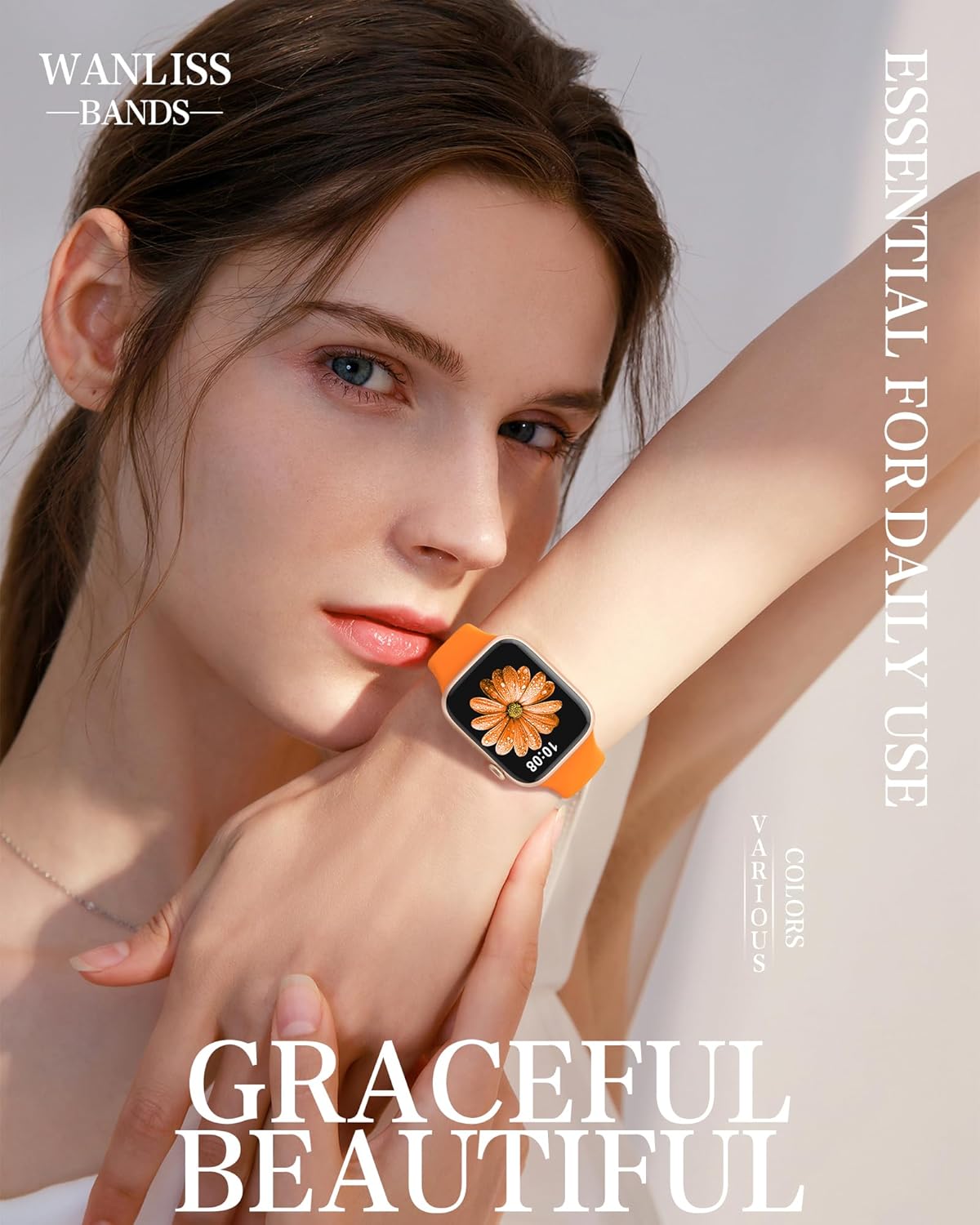 Sport Silicone Band Compatible with Apple Watch Bands for Women Men 40mm 38mm 44mm 41mm 42mm 45mm 46mm 49mm, Soft Wristband Waterproof Strap for iWatch Bands Series 11 10 9 8 7 6 5 4 SE Ultra 3 2 1 - Image 6