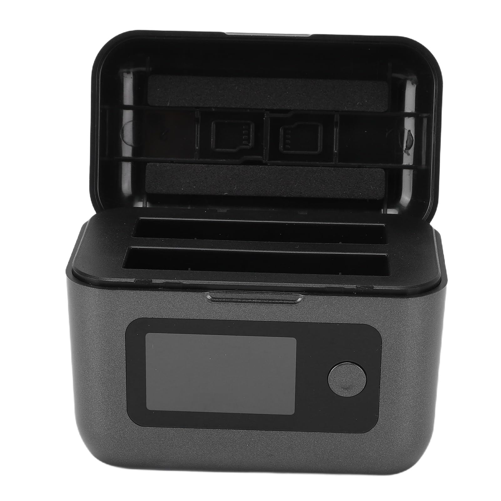 Jectse Zestaw ładowarek do Akumulatorów Aparatu 360 X4 Air, 2 Akumulatory Zamienne 2050 MAh z Wyświetlaczem LCD i Futerałami do Przechowywania, Aparatu 360 X4 Air