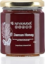 NIYAMAYA Jamun Honey 250 gm | 100% Raw Organic Natural Jamun Honey Unprocessed No Added Sugar Pure Jamun honey No Adulteration | Lab Tested