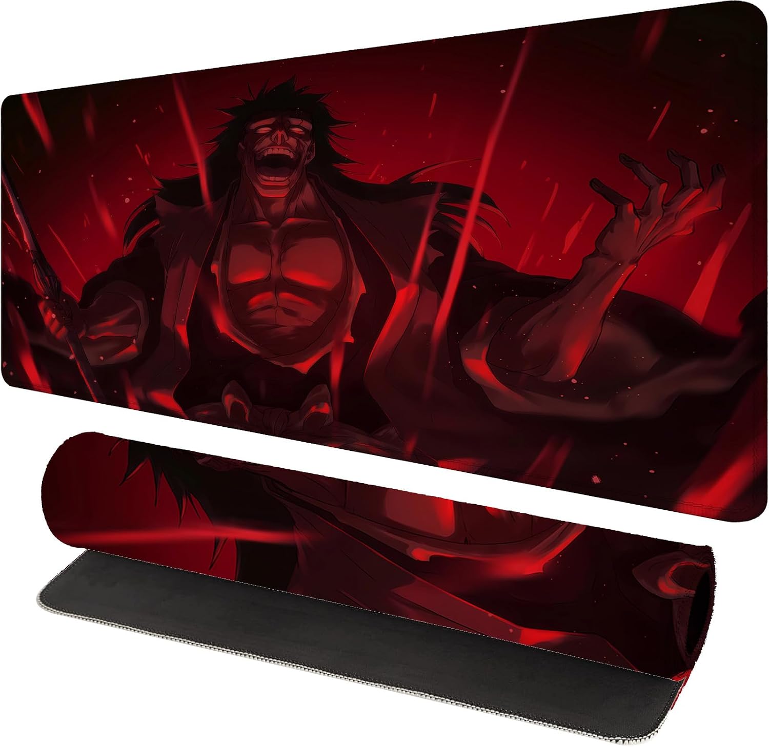 Amazon.com: Mouse Pad Gaming Zaraki Kenpachi Computer Keyboard Pad ...