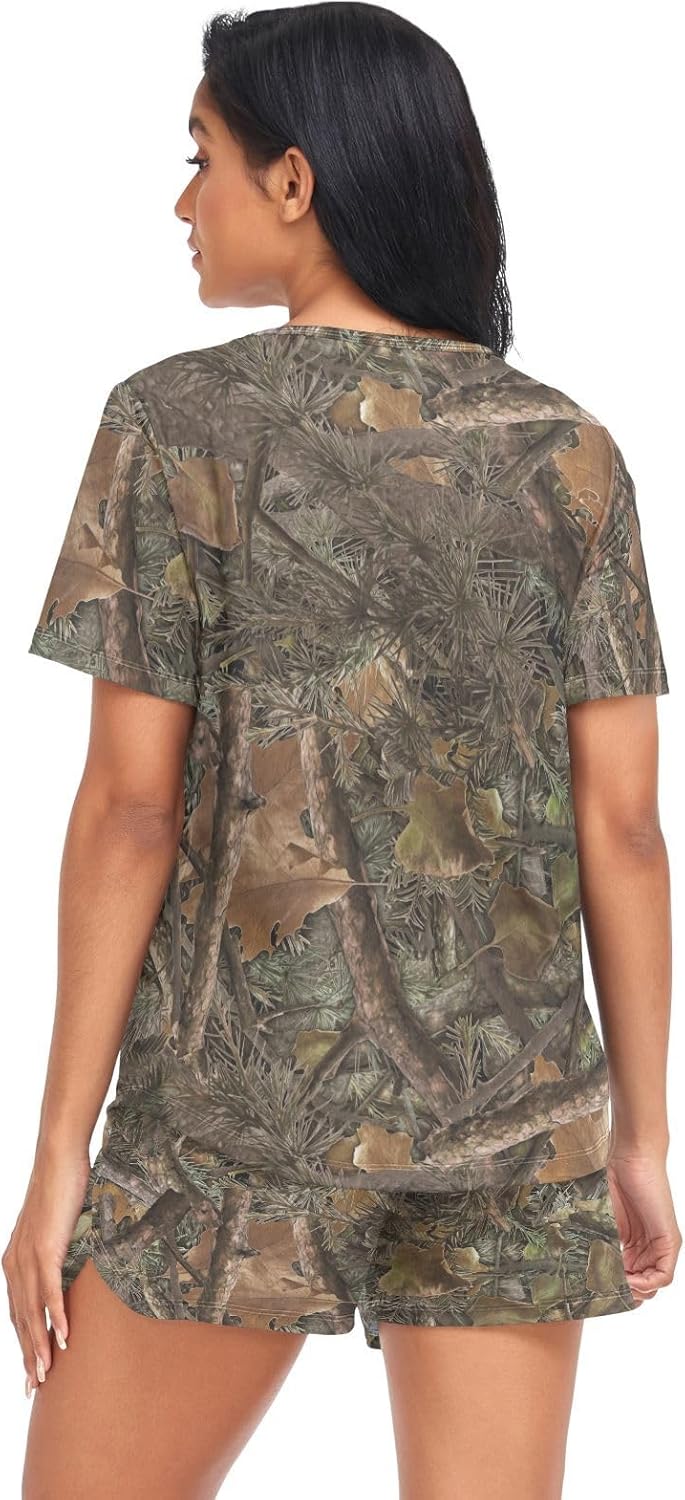 Laprad Women's Pajama Set Soft Short Sleeve 2 Piece Lounge Sleepwear Pjs Sets with Pockets - Image 4