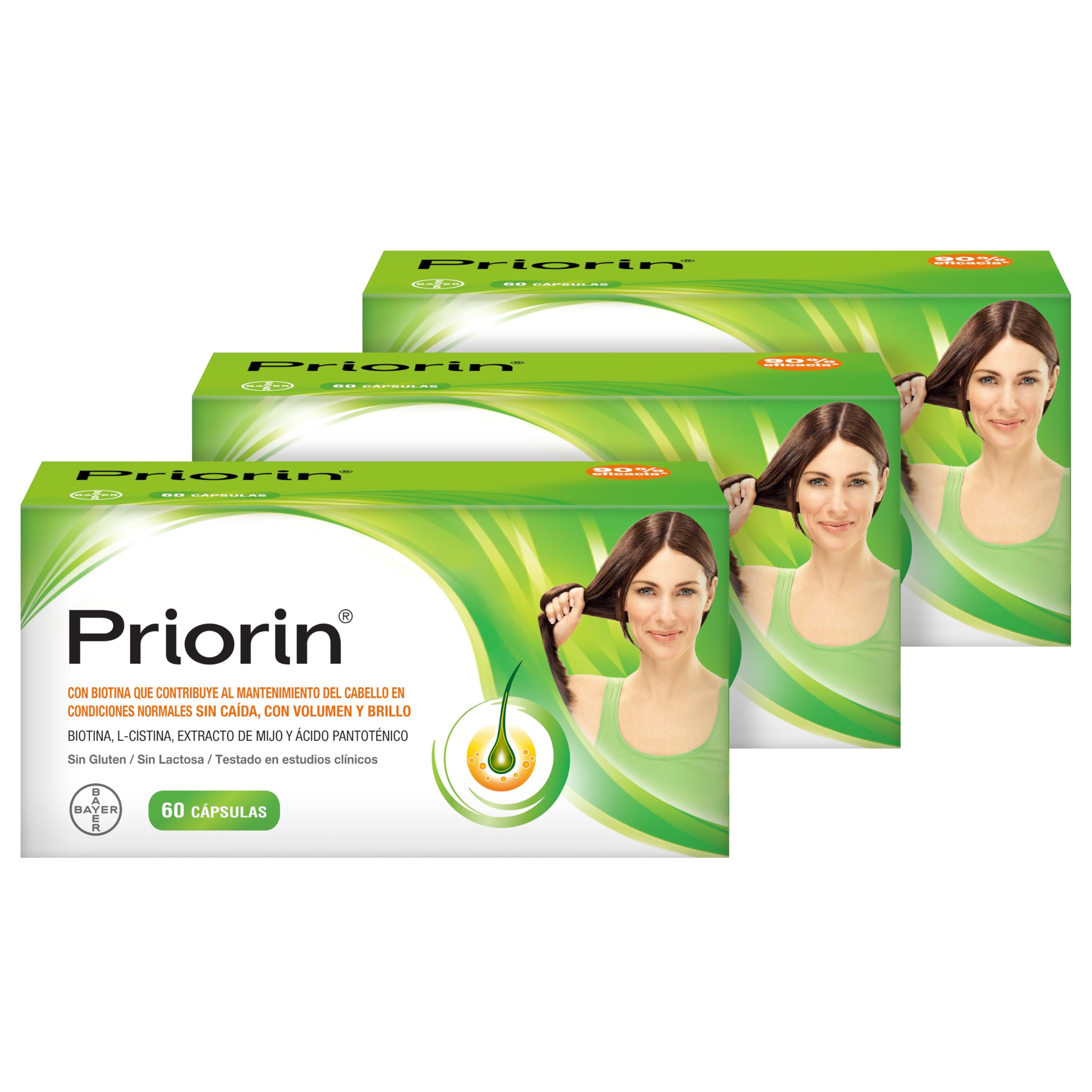 Priorin Cápsulas - una solución para la caída del cabello con biotina, l-cistina