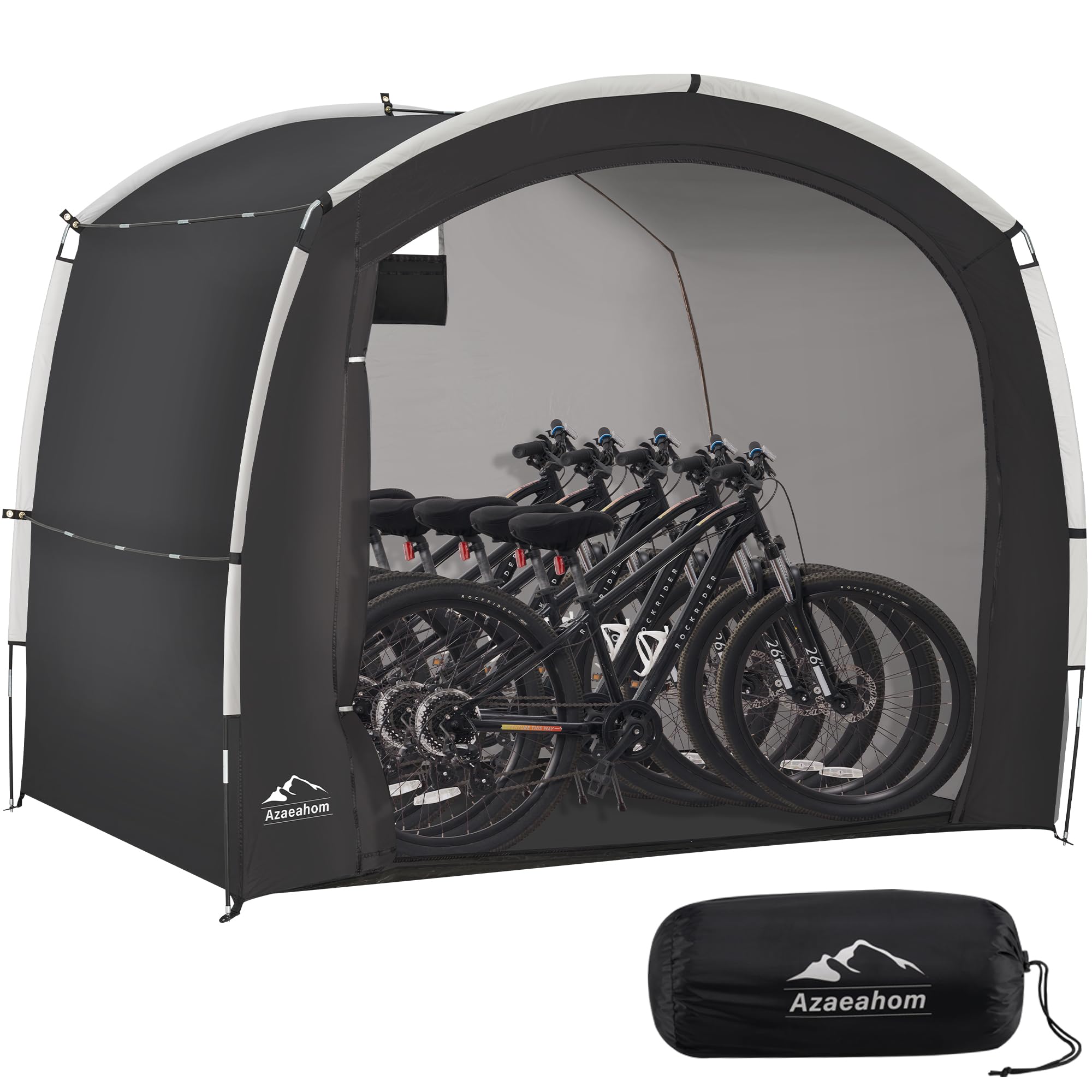 アルミサイクルハウス　簡単ガレージ　自転車置き場 Amazon | サイクルハウス 2台用 自転車置き場 防水 サイクルガレージ 1
