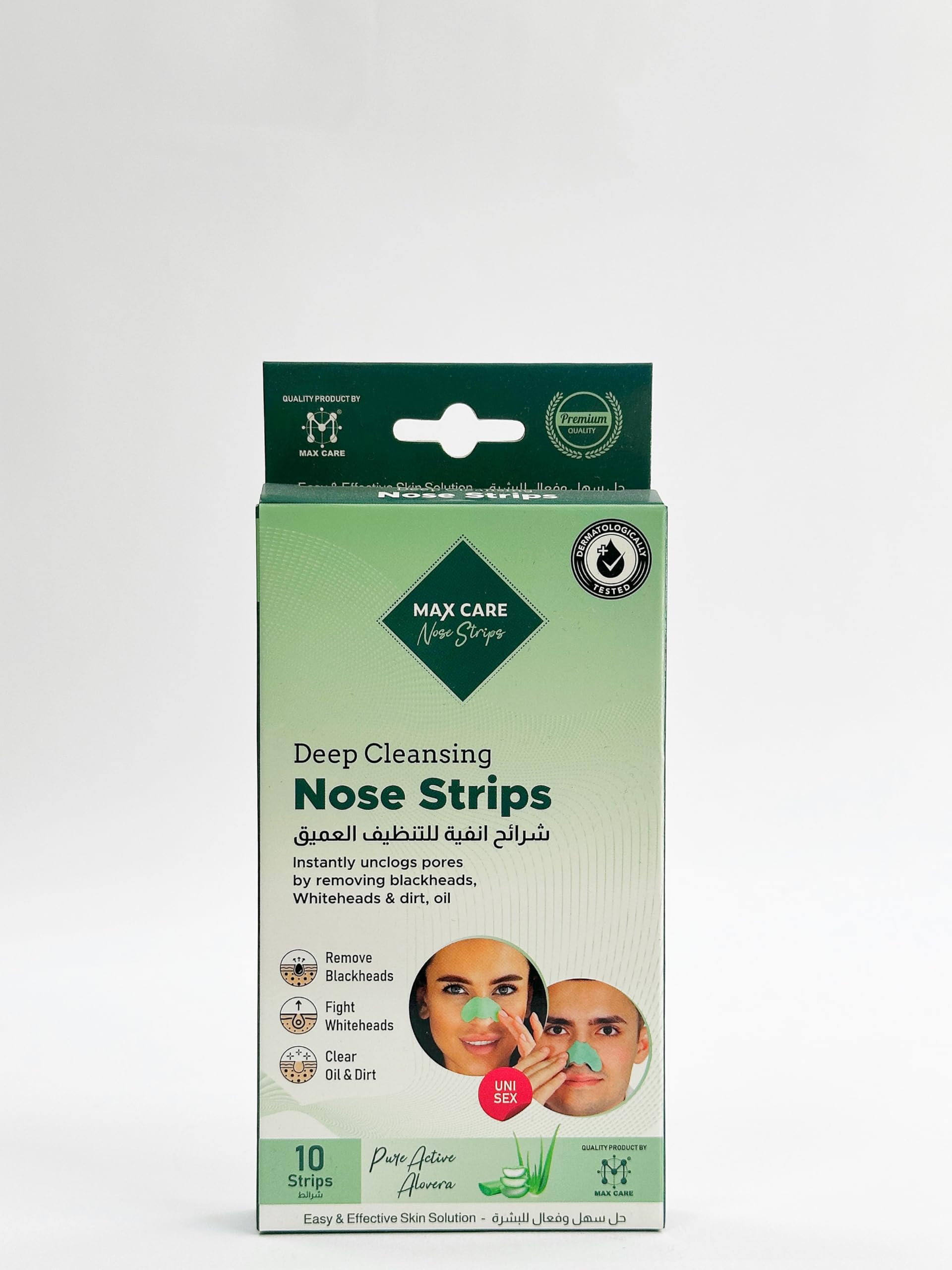 Max Care Nose Strips Alovera 1x10 Strips
