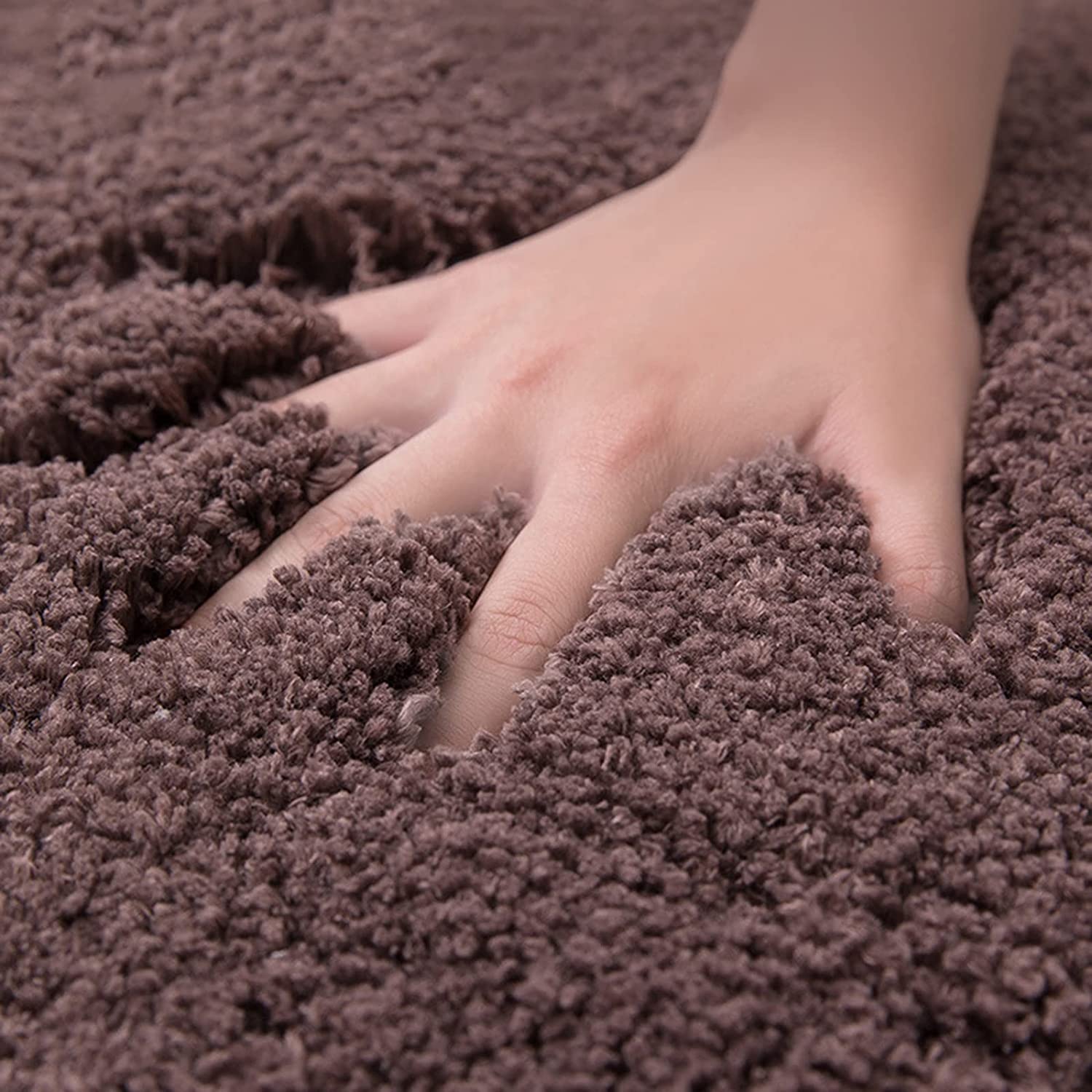 ZLZNX rutschfeste Badematte Verdickter Badvorleger für Badezimmer Saugfähiger Ultra weicher Badvorleger Teppich Flauschiger Mikrofaser Nachttisch Teppich Bodenmatte,03,60X90cm