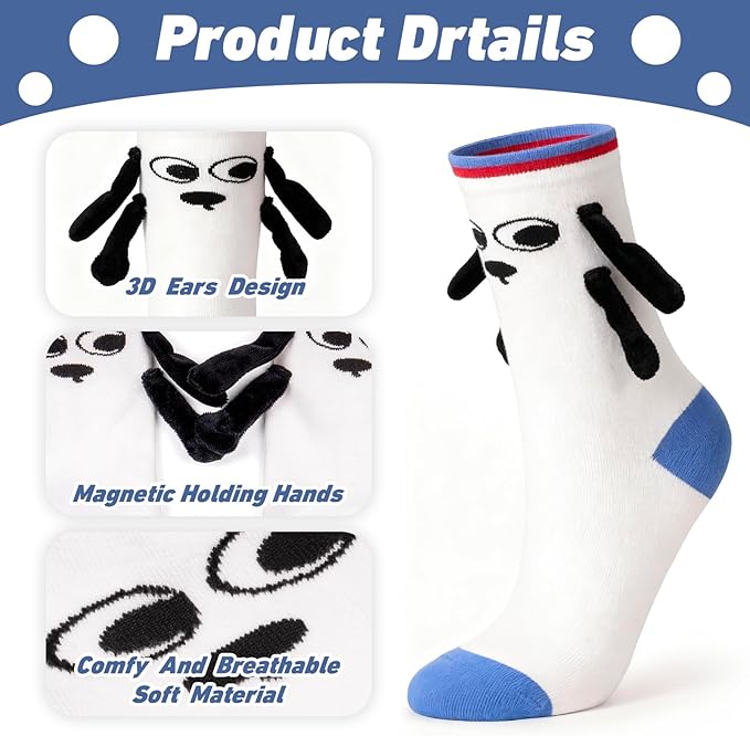 Crazy Socks - Calcetines Magnéticos de Perro para Mujer miniatura 5