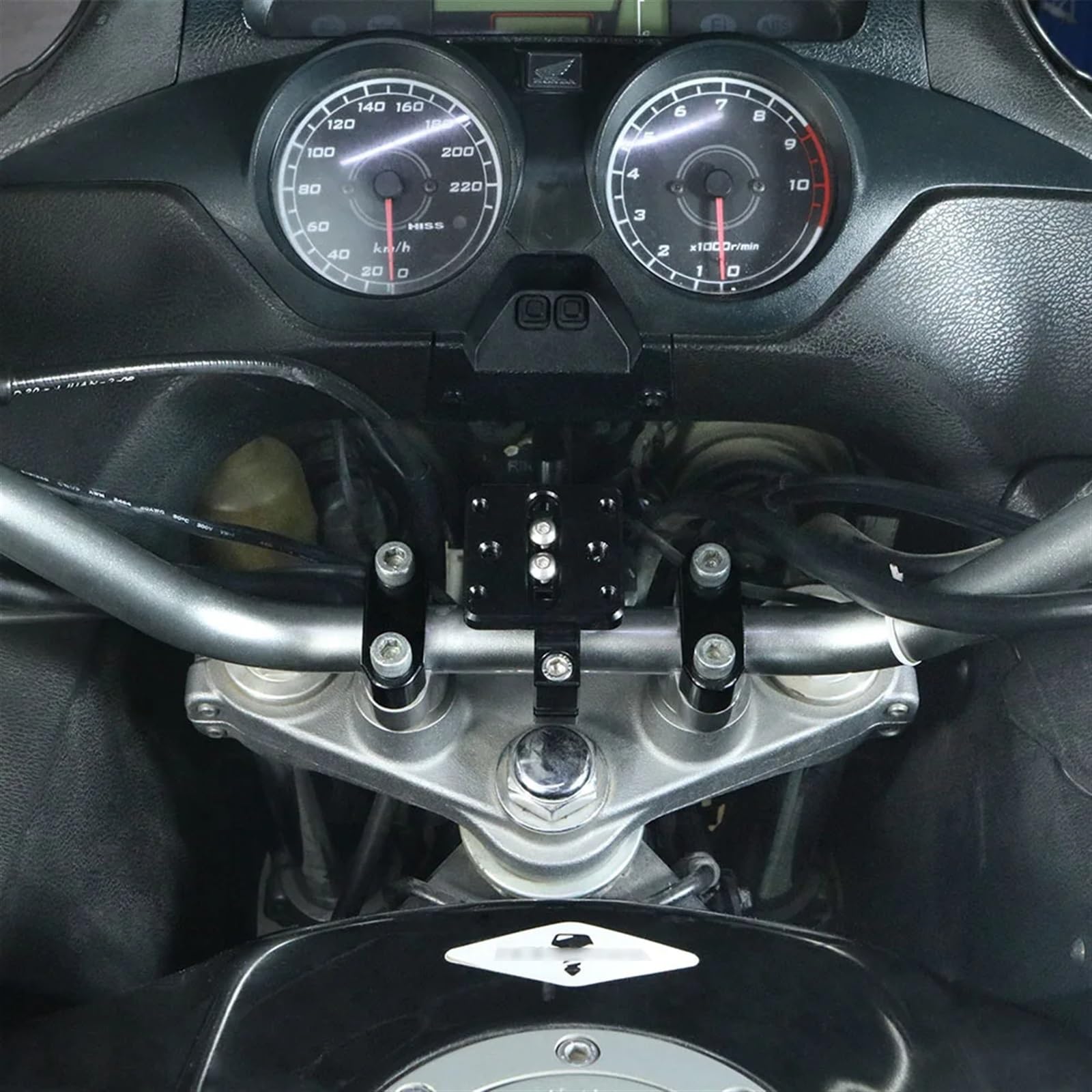 Soporte Navegación GPS Soporte Placa Montaje Para Navegador GPS Para VFR800X Para Crosstourer Para AFRICA Para TWIN CRF1100L XL 1000 V Para Varadeo NC750X Abrazadera Manillar Soporte Para Navegación G