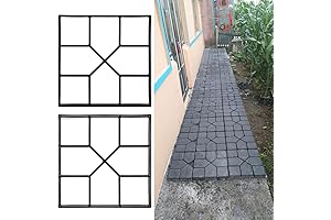 Geometric Pattern Reusable Concrete Stepping Stone Mold