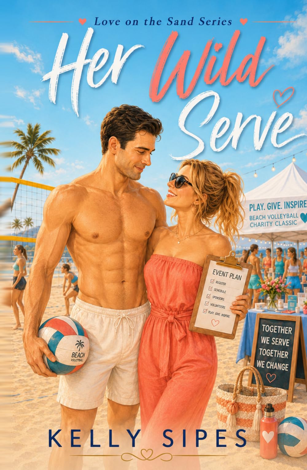 Her Wild Serve: A Sweet Beach Volleyball Sports Romance (Love on the Sand Series)