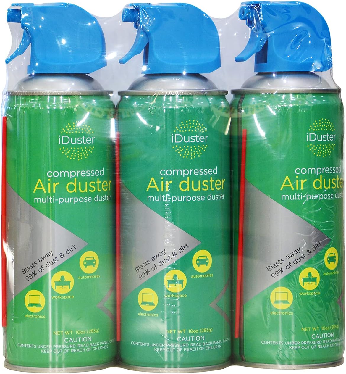 iDuster Compressed Canned Air Duster Computer Keyboard