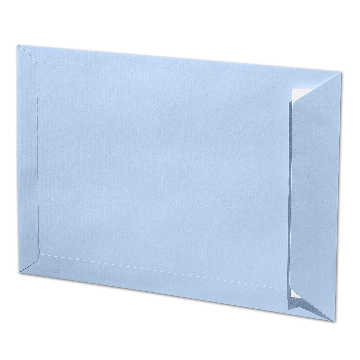 ARTOZ 50x DIN C4 Umschläge mit Haftklebung - ungefüttert 324 x 229 mm Pastellblau (Blau) Briefumschläge ohne Fenster - Serie 1001