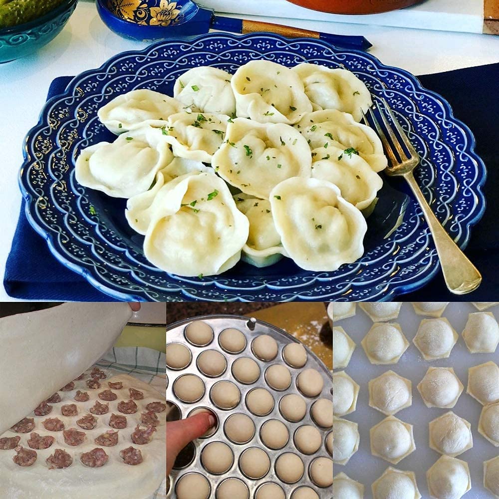Dumplings ravioli mold 37 gaten dumplingmaker deegzakken uitsteekvorm raviolivormer vorm rond ravioli dumpling maker ravioli maker mold dumpling maker gereedschap voor koken bakken