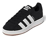 Campus 00 Big Kid Sneakers, Core Black/Cloud White/Cloud White, Size 4