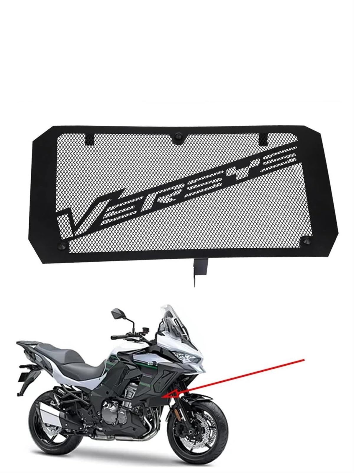 Radiateur Guard pour Moto for Kawasaki Versys 1000 Versys1000 2019-2023 Moto Grille De Radiateur Garde Couverture De Protection Radiateur Grille de Protection