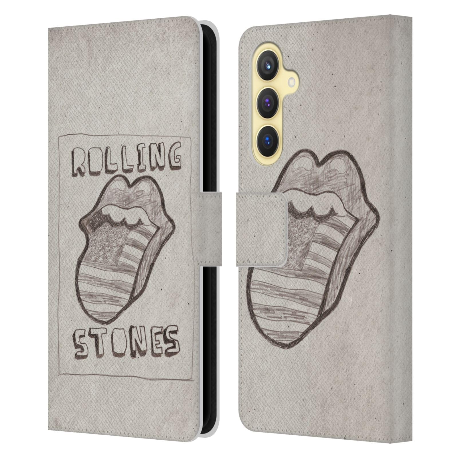 Funda de cuero Samsung S23 FE 5G The Rolling Stones Bandera EE.UU. 7