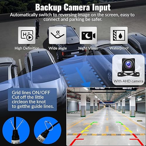 Miniatura 5 de UNITOPSCI Radio estéreo de coche Android para Honda Civic 2000-2005 Apple CarPlay Android Auto 2G+32G 9 pulgadas pantalla táctil Bluetooth