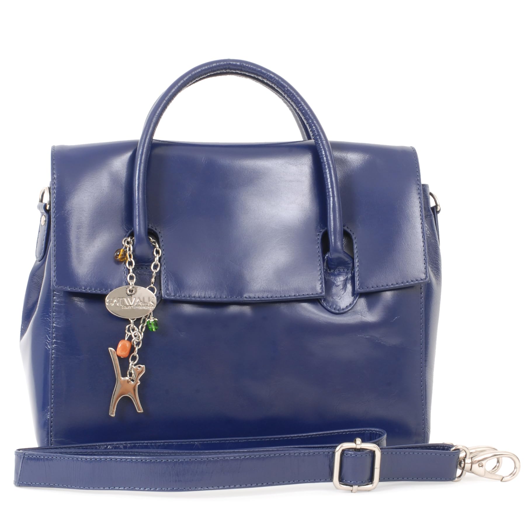 Borsa a tracolla da donna, grande capacità, borsa in tela, borsa casual, borsa per classe di lavoro, piccolo portafoglio da donna (blu chiaro, taglia unica