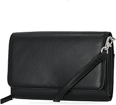 Mundi Anti Theft Slim & Compact RFID Crossbody Bag For Women Travel Purse Handbag Wallet Vegan Leather