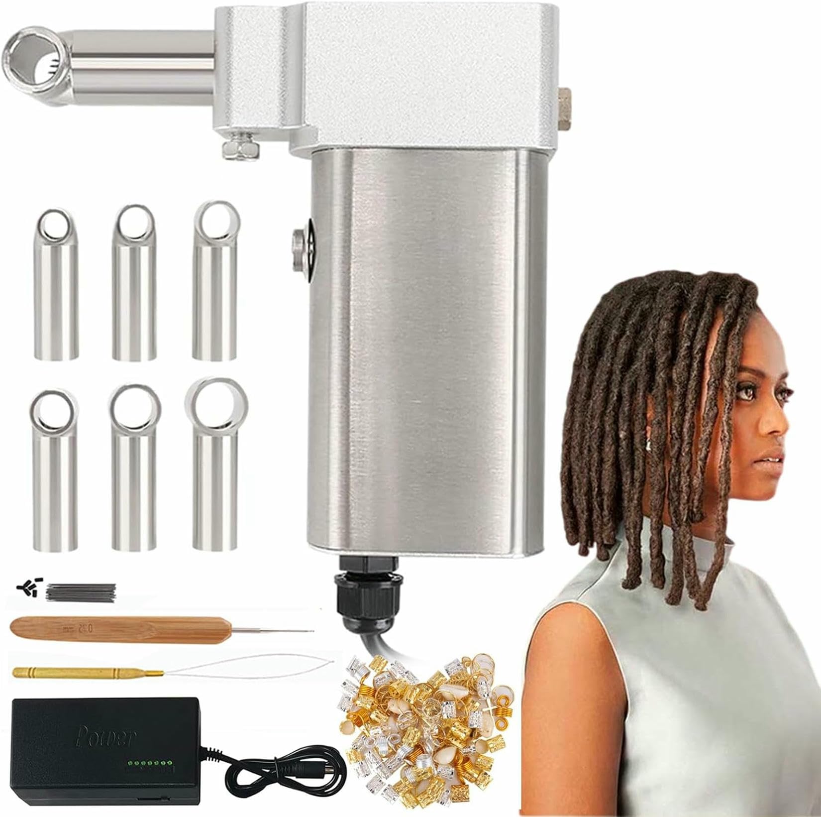 Machine à dreadlocks électrique pour changer de style de coiffure facilement à la maison