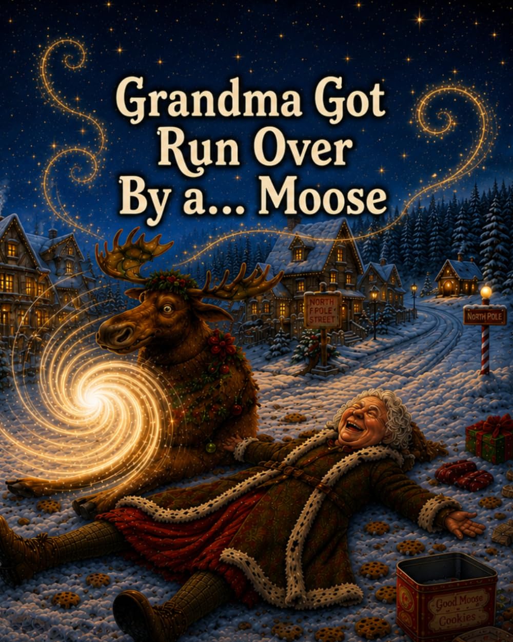 Grandma got run over by a moose (Santa's Silly Adventure)