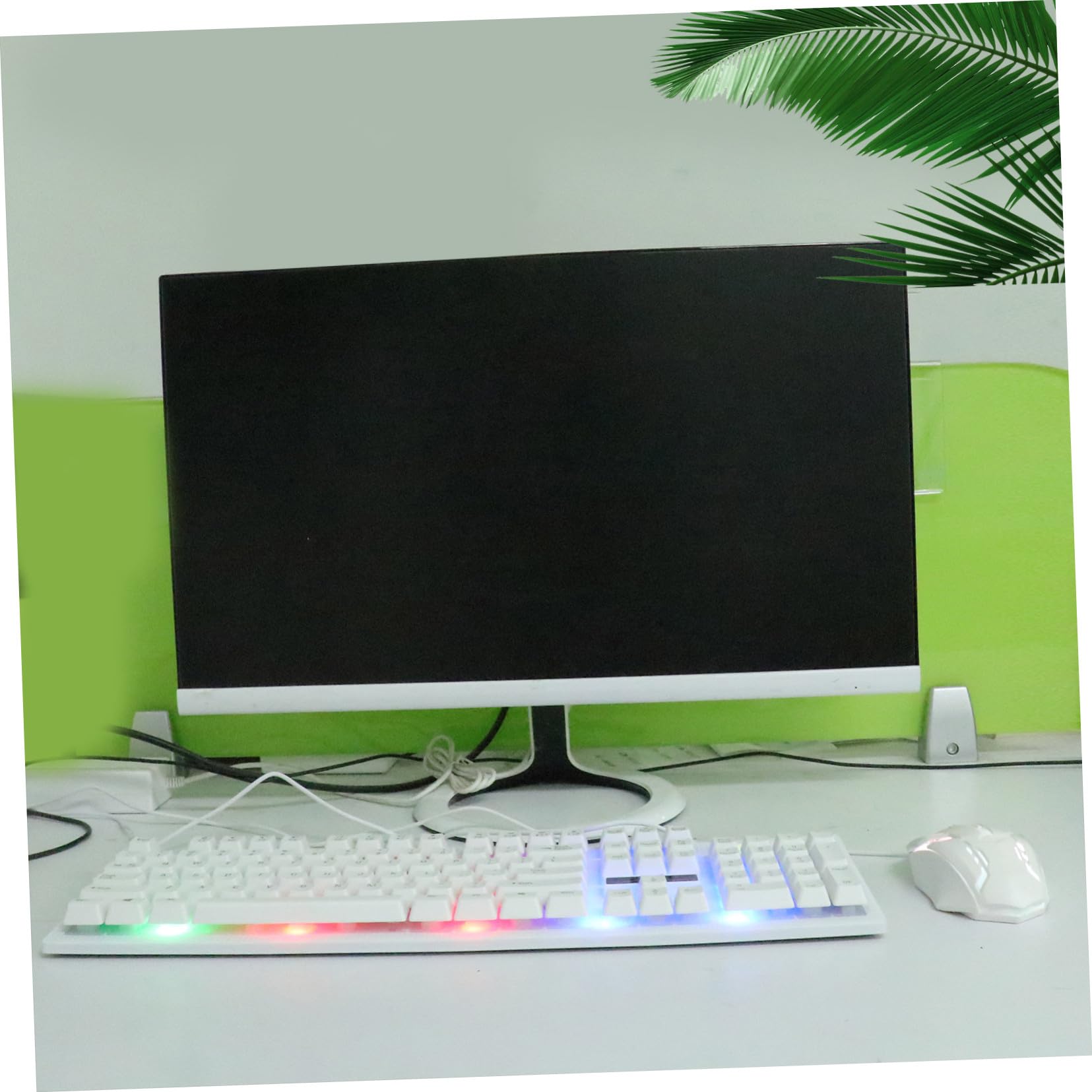 Ensemble Clavier et Souris USB Filaires Gaming Lumineux 104 Touches