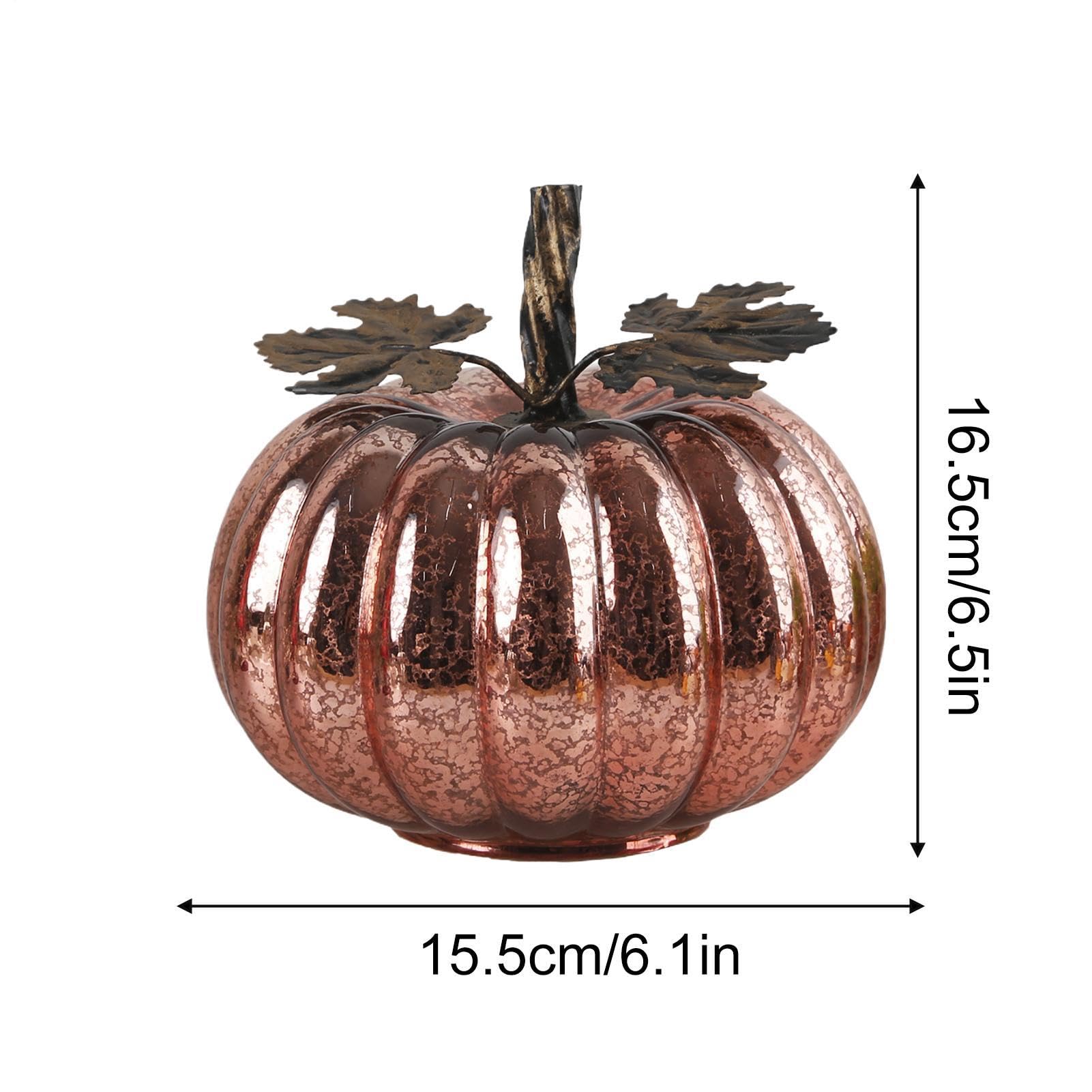 Generico LED Decorazione Autunnale per Il Ringraziamento in Vetro con Timer