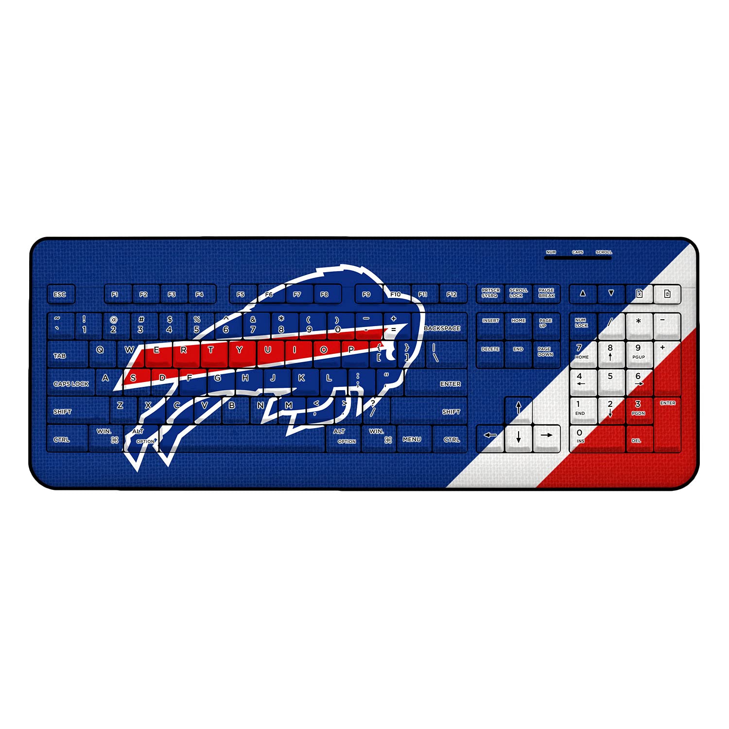 Buffalo Print Buffalo Bills Wireless Keyboard - Team Logo Design Ncaa Mouse, image size:1500x1500