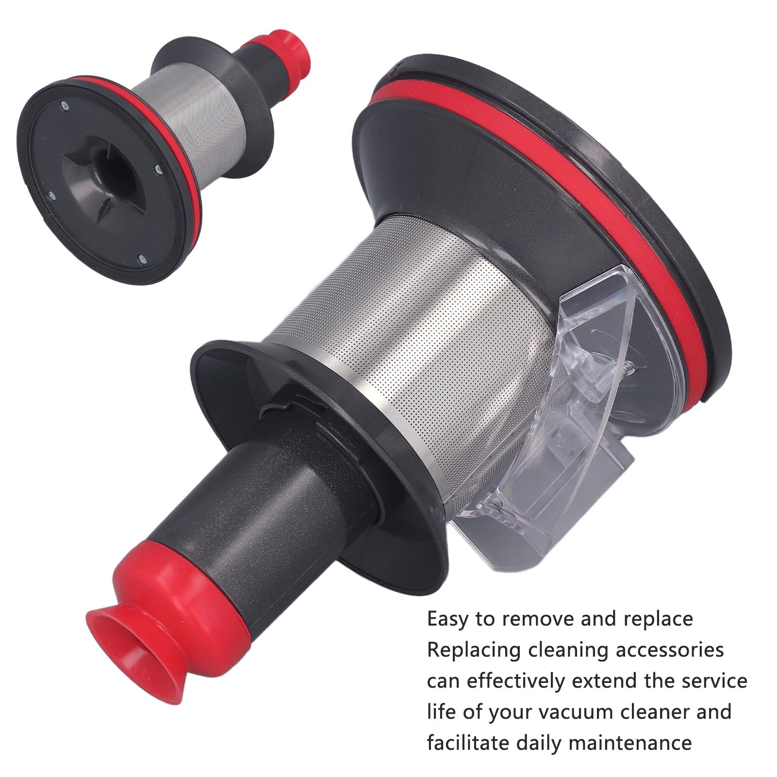 Secchio Filtro Polvere per P11, Secchio Polvere Sostituzione Filtro ABS, Aspirapolvere Senza Fili Portatile Secchio Polvere Cartuccia Filtro Parti di Ricambio
