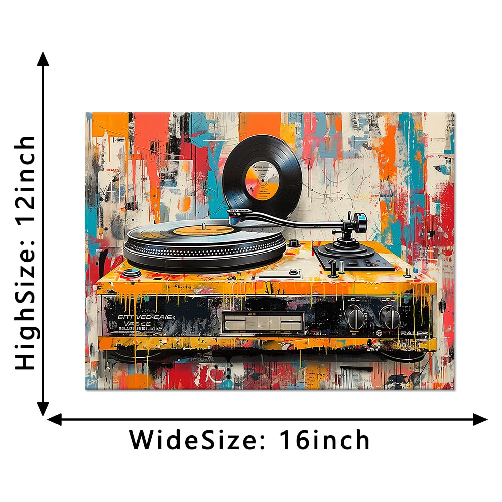 Amazon.com: Novatique Vinyl Record Wall Art Retro Music Room Decor