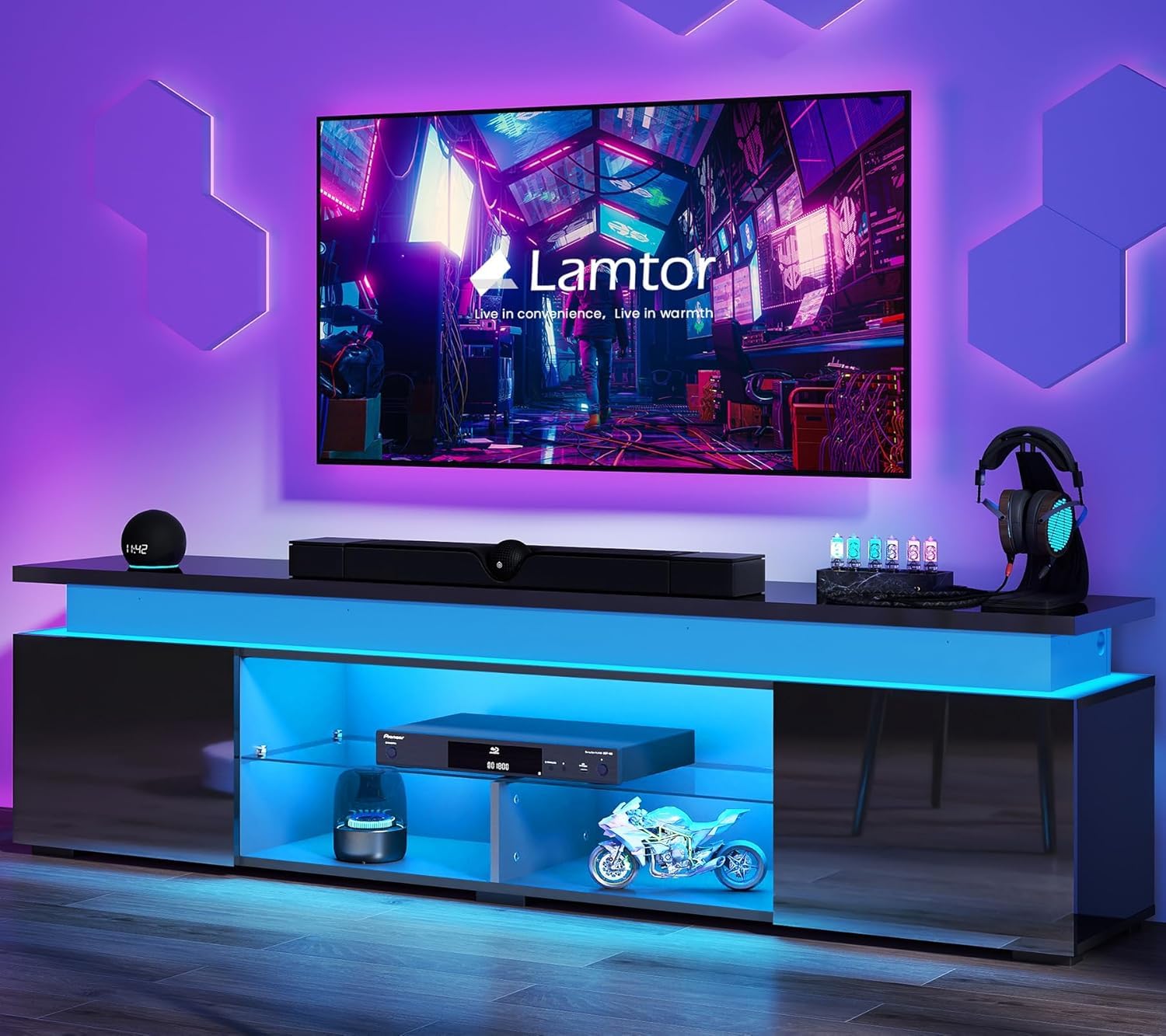 Lamtor 85 Inch TV Stand