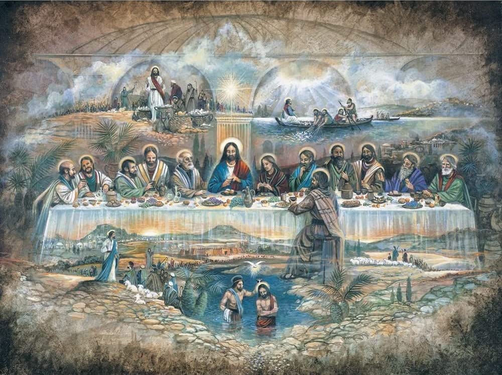 Diamond Painting Kits for Adults Beginner Kids, 5D Full Drill DIY Diamond Number Kits, Religious Christianity Mosaic Painting DIY for Home Wall Decor, 12"x16" Canvas (Picture#17)