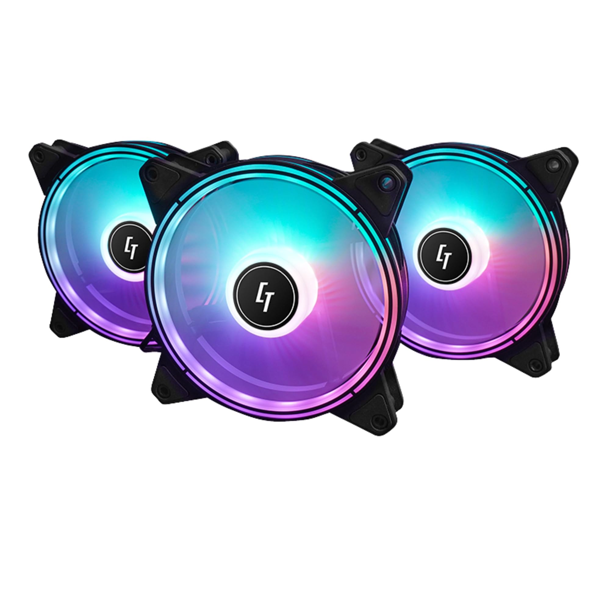 NF-3012-RGB 3er-RGB Lüfter-Set (Nova) (3er Pack inkl. Controller, 120 mm)