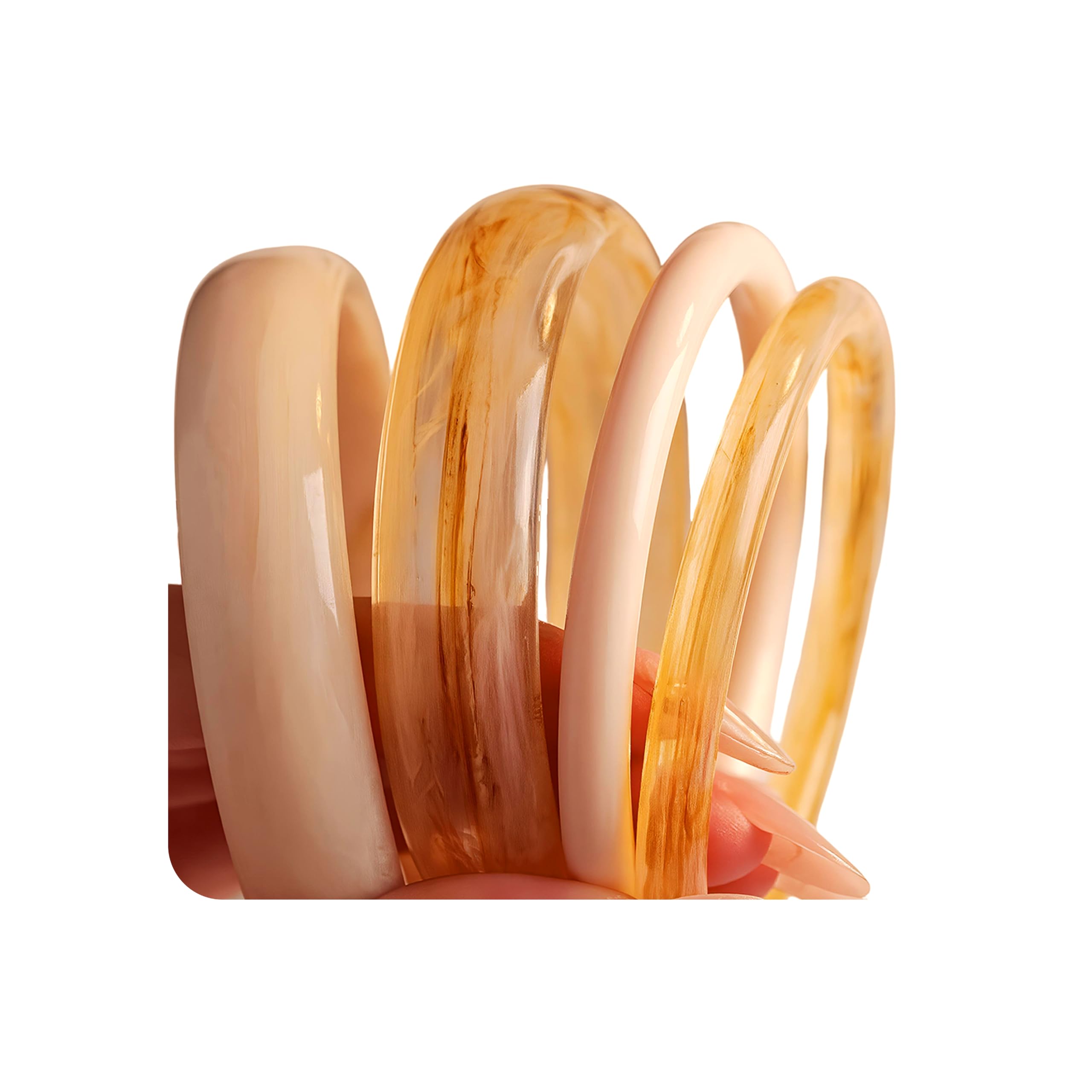 Amber Resin Bangle