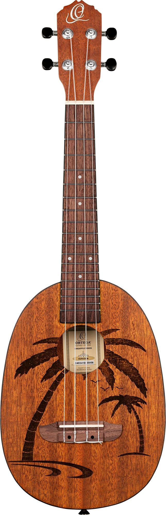 Ortega Guitars Ukulele Concerto Acustico – Bonfire Series – Corpo Ananas – Sapele, Natural (RUPA5MM)