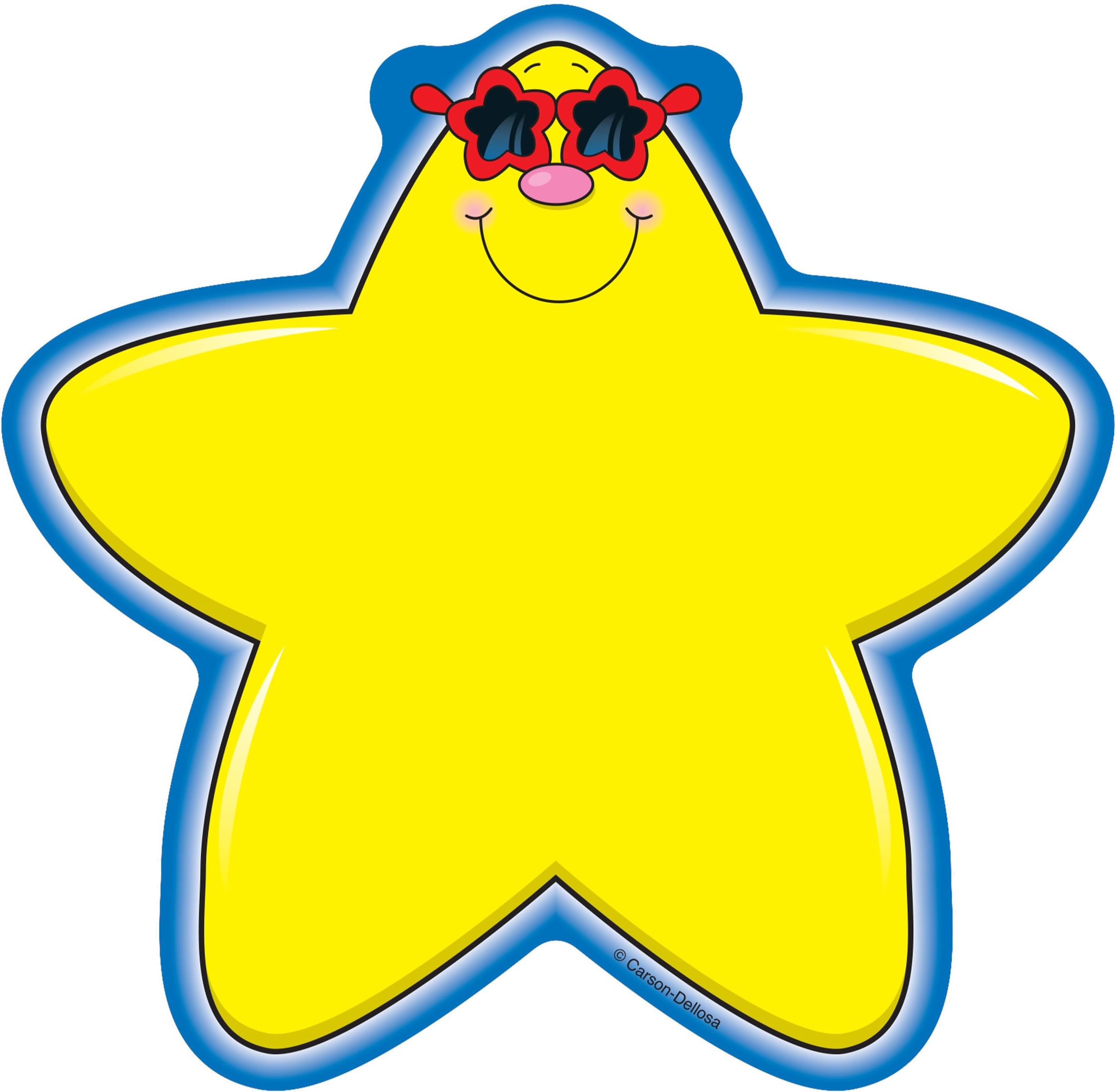 Carson Dellosa – Star Colorful Cut-Outs, Classroom Décor, 36 Pieces