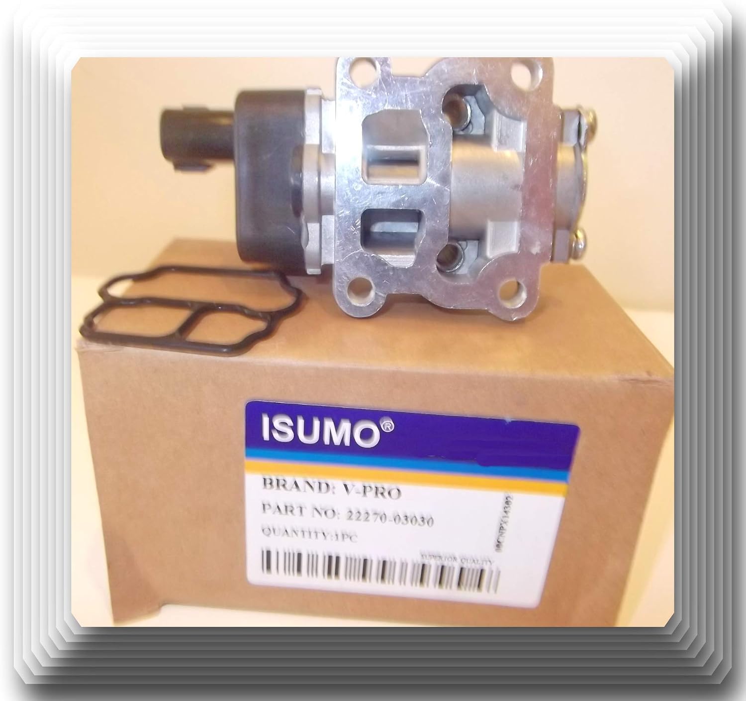 22270-03030 Idle Air Control Valve Fits:Toyota Camry 1997-2000 Solara 1999-2000 4cyl. W/Federal Emmission (NOT FOR CALIFORNIA EMMISSION)