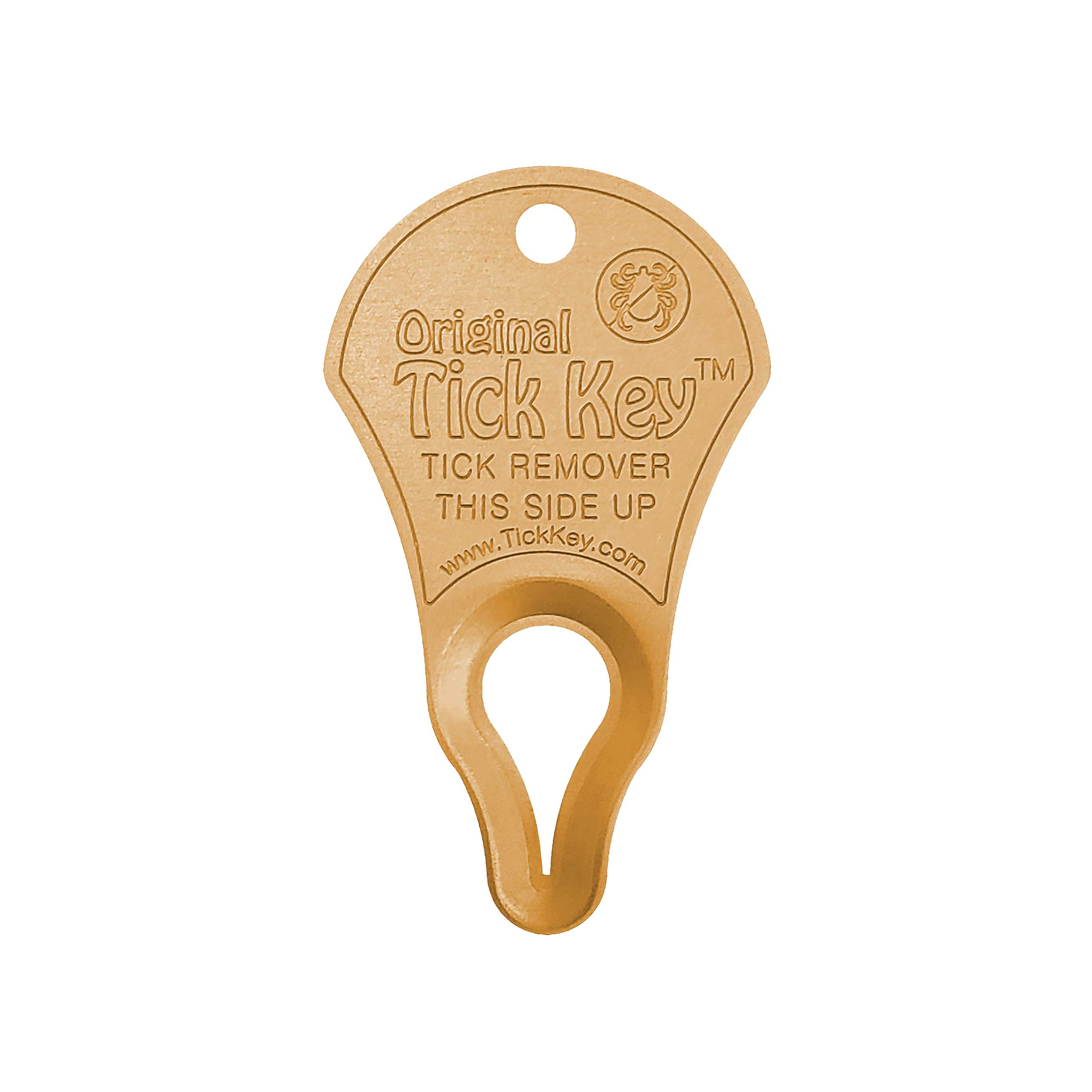 The Tick Key Original - Detaching Device - Portable, Safe and Highly Effective Detaching Tool (Gold)