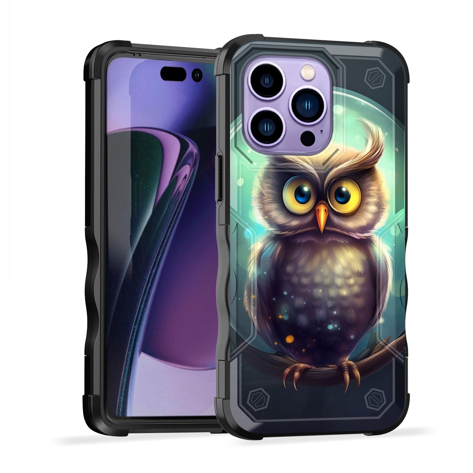 EFGWSDER for iPhone 15 Pro Case,[Dual Layer][10 FT Military Grade Drop Protection] [Non-Slip] Heavy Duty Shockproof Case for iPhone 15 Pro 6.1" 2023,