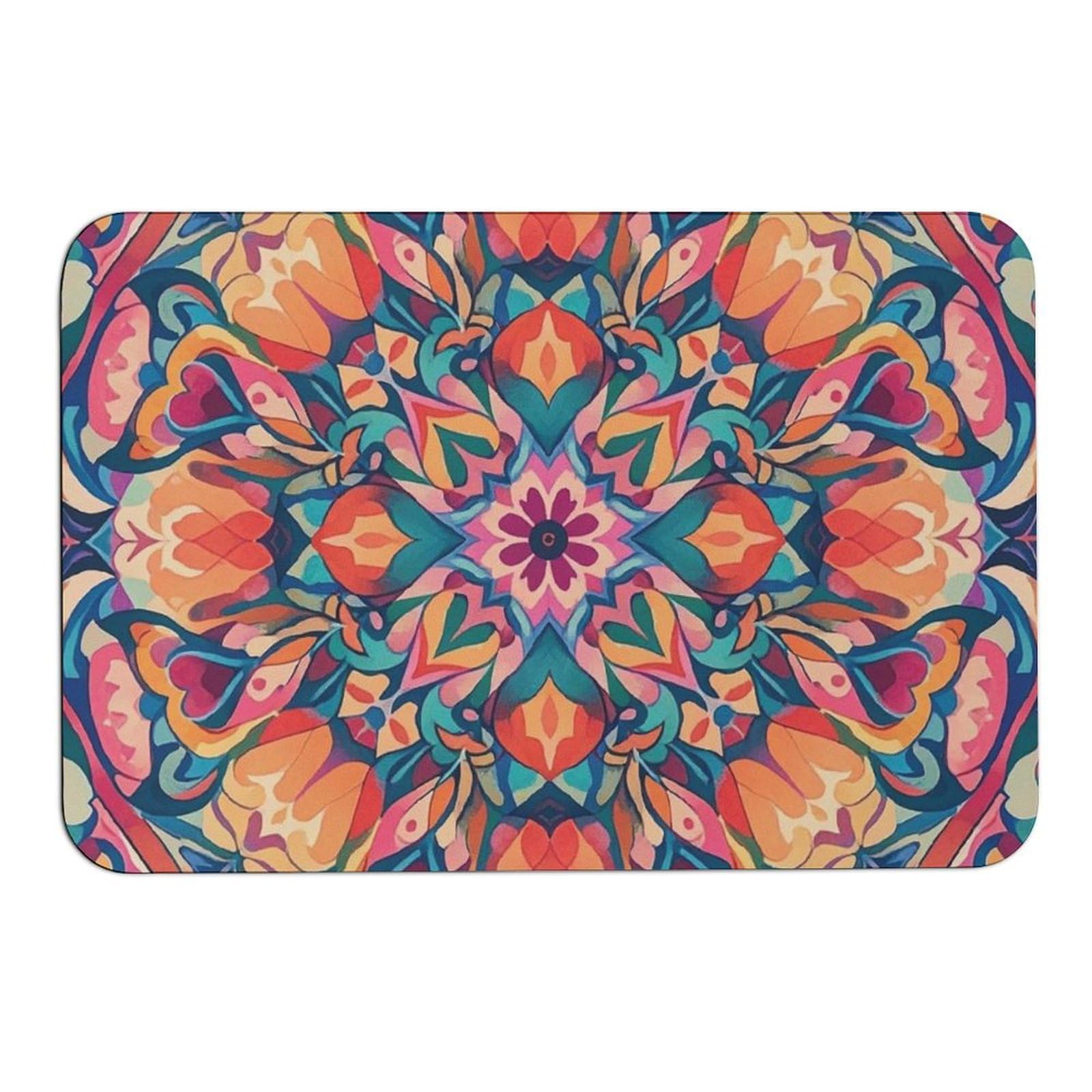 Tapis de sol absorbant avec dos caoutchouc antidérapant pour salle de bain