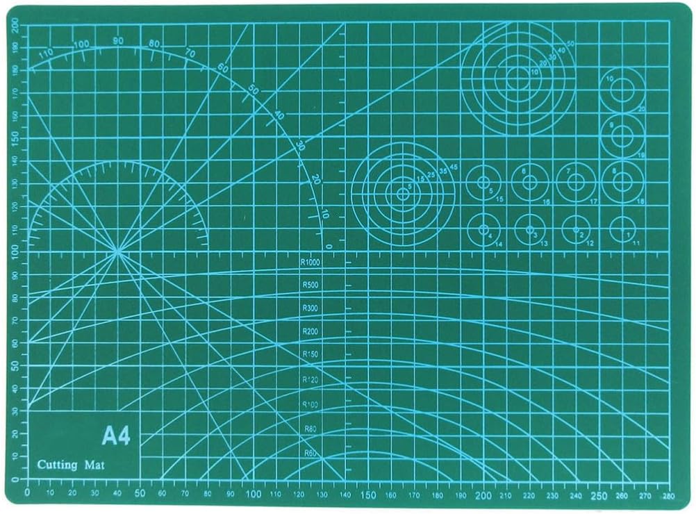 A4 Cutting Mat for Crafters Teachers Flexible ABS Non Slip