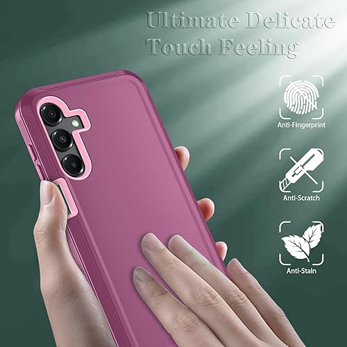 Miniatura 3 de Qinmay Funda para Samsung Galaxy A16 5G con protector de pantalla HD, resistente, a prueba de golpes y caídas, funda de 3 capas para Galaxy A16,
