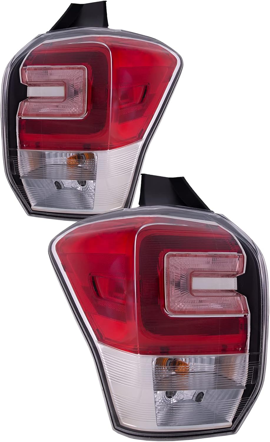 HEADLIGHTSDEPOT Tail Light Left Driver Right Passenger Pair Compatible with Subaru Forester 2017-2018